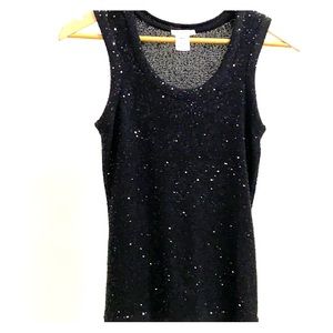Oscar dela Renta sequined Top